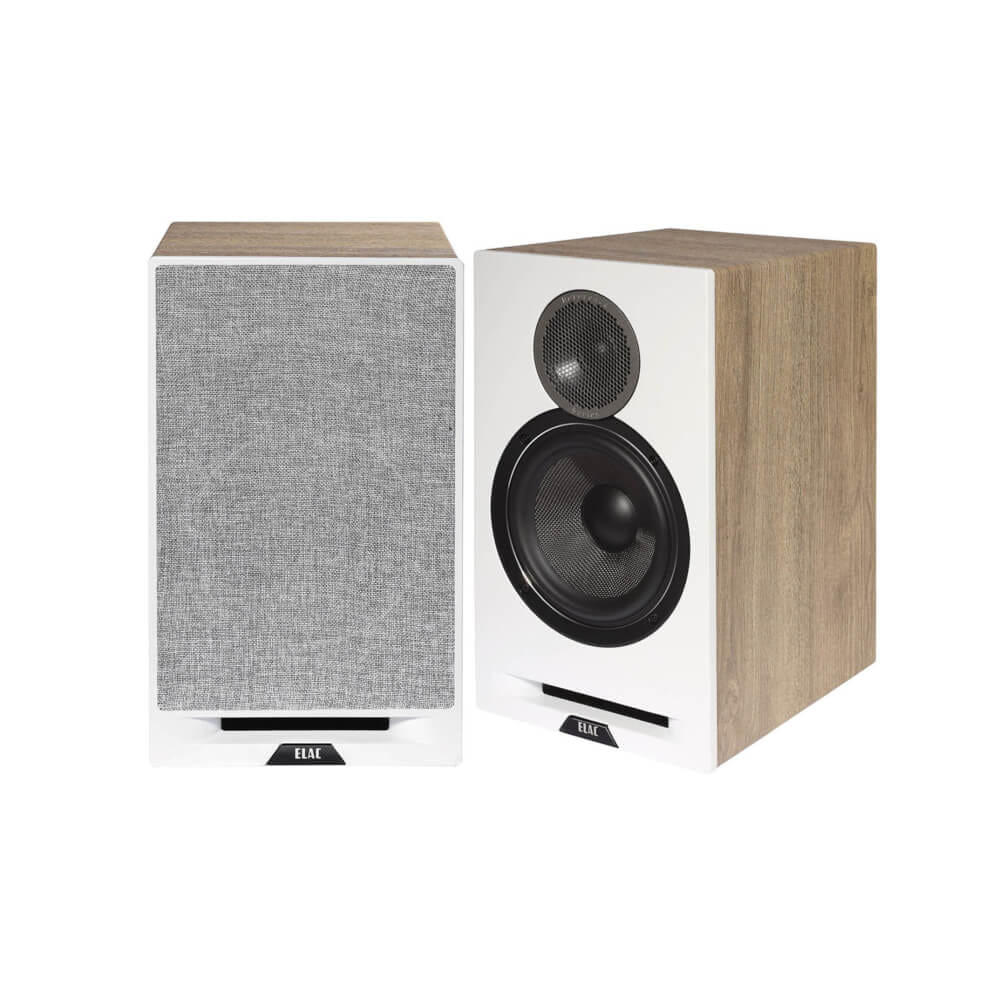  ลำโพงบุ๊คเชล์ฟ ELAC : DEBUT REFERENCE DBR-62 (สีขาว/โอ๊ค)